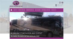 Desktop Screenshot of dreamcatchercoaches.com